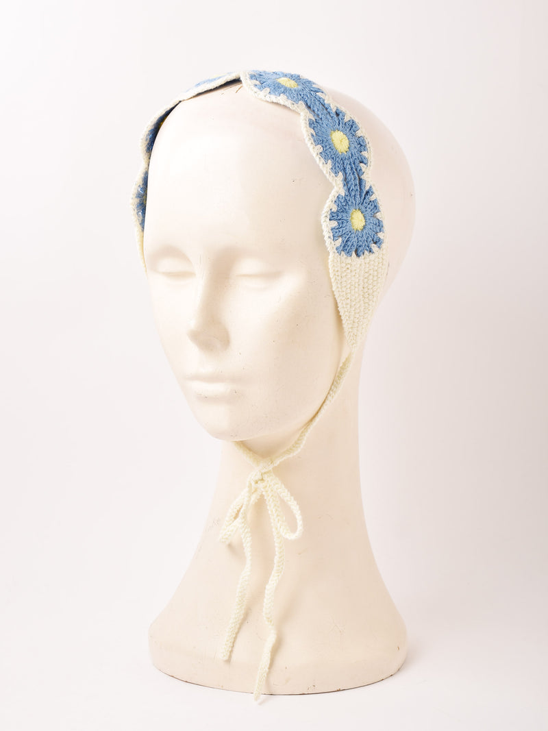 2色展開】マーガレット柄 クロシェ ヘアバンド – 古着屋Top of the