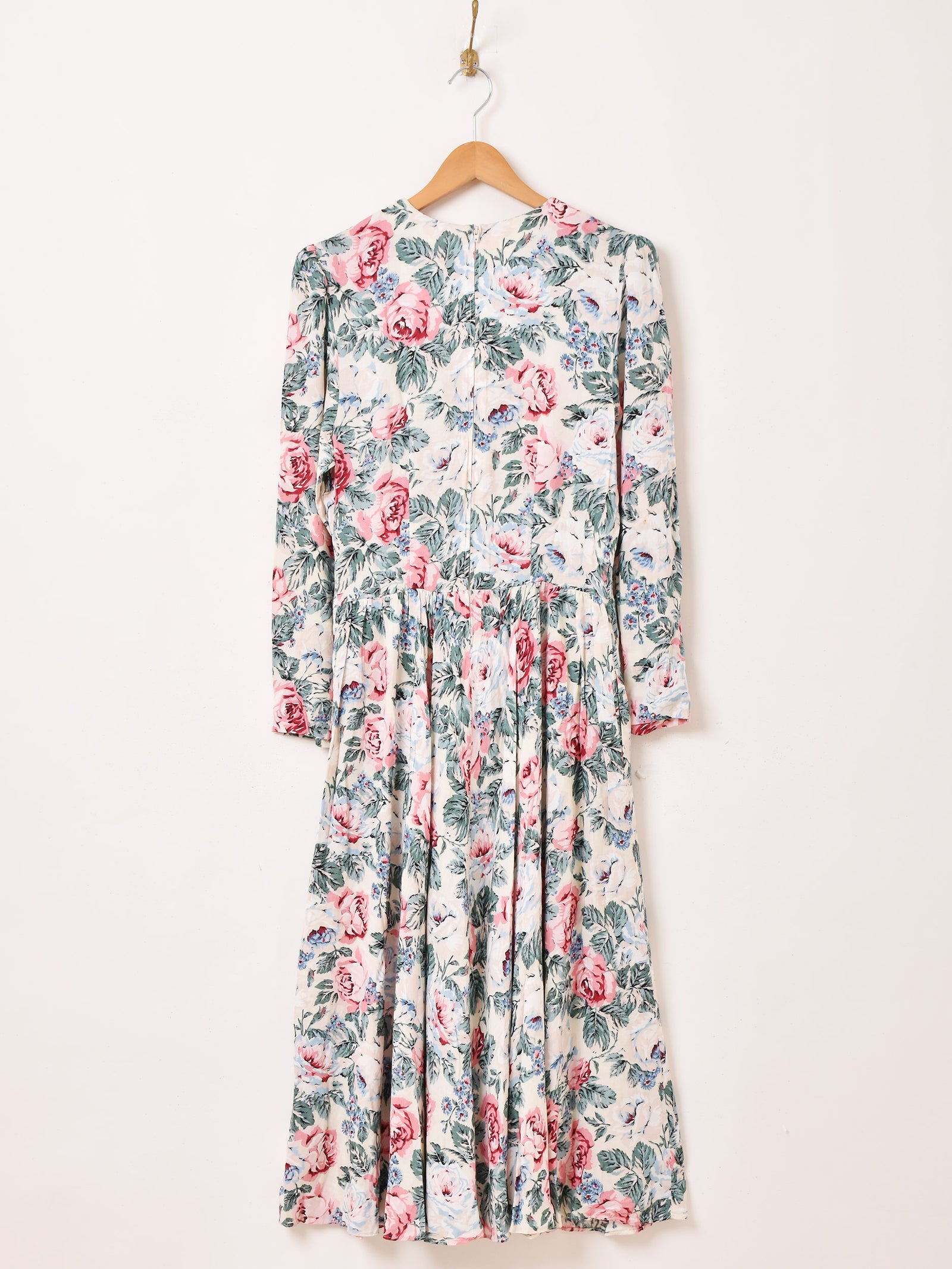 【⭐︎】antique & vintage 花柄ロングワンピース アメリカ製 花柄 長袖ワンピース – 古着屋Top of the Hillのネット通販
