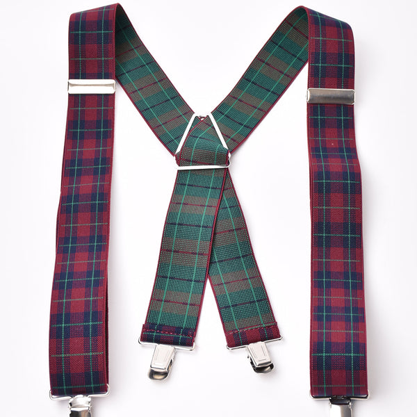 Dapper's チェック柄サスペンダー極美品 B03_8285_538e2e88-0d83-4e0c-