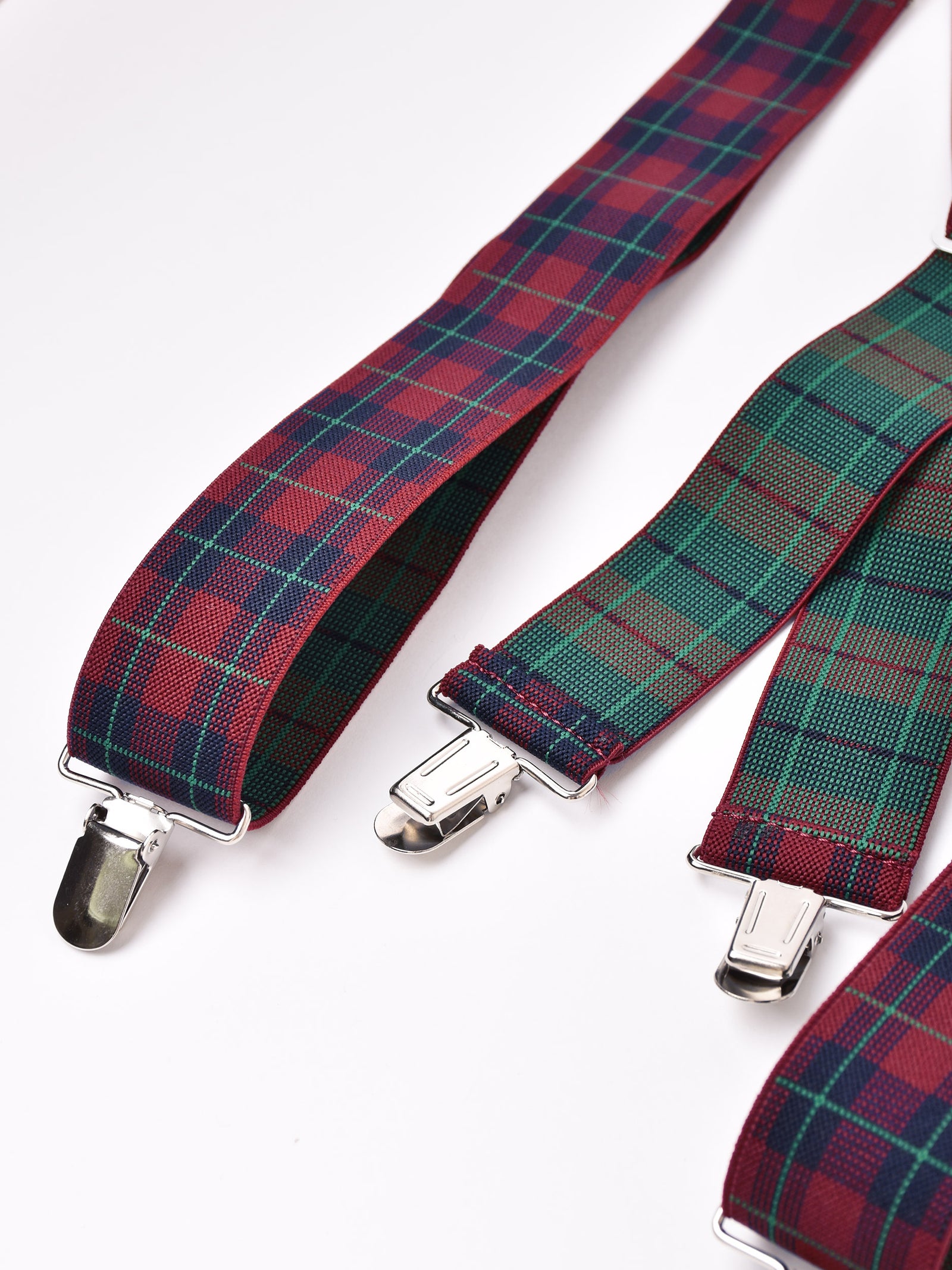 4色展開】タータンチェック柄 ワイドサスペンダー – 古着屋Top