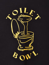 【2色展開】 プリント ロングスリーブTシャツ「TOILET BOWL」