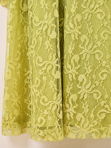 Cape Design Lace Dress