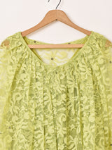 Cape Design Lace Dress