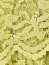 Cape Design Lace Dress