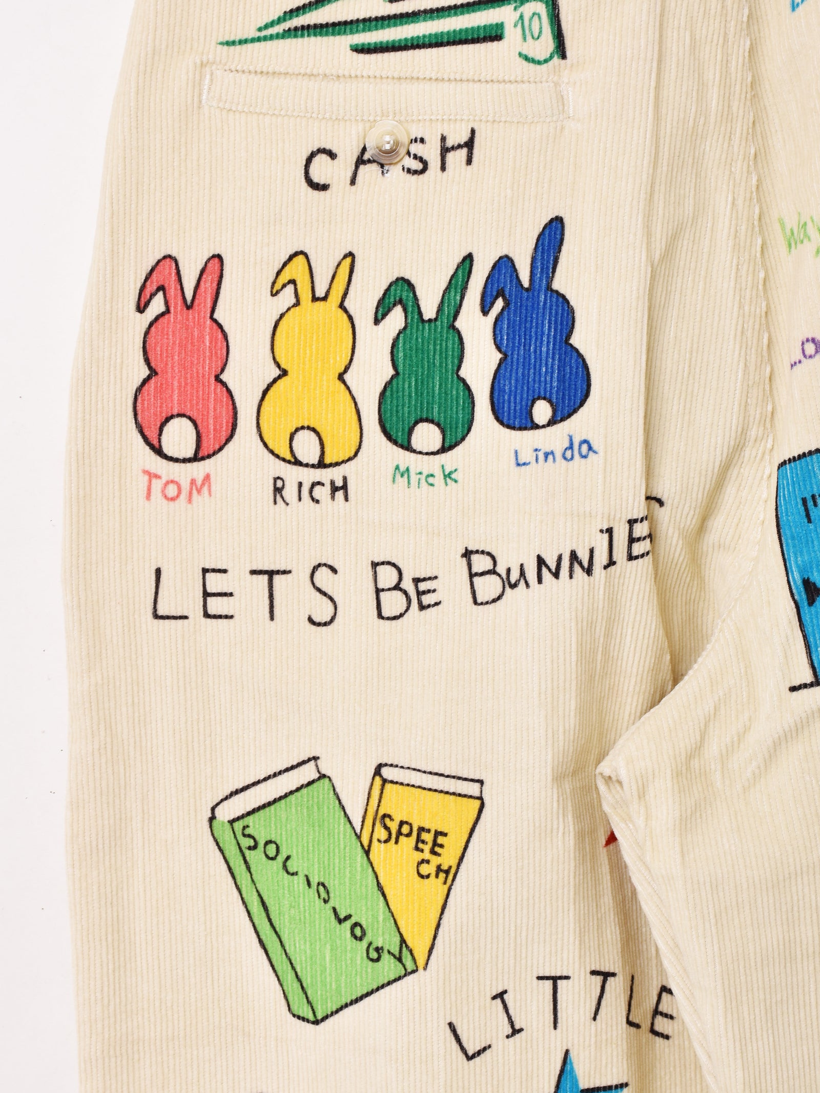 ペイント メモリアル リメイク ワーク ペインター パンツ 2色展開】 Backers メモリアルペイントデザイン コーデュロイ