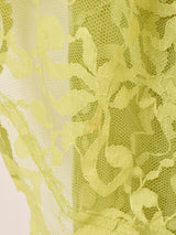 Cape Design Lace Dress