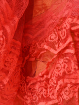 50's Bare Top Lace Dress