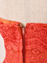 50's Bare Top Lace Dress