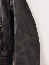 50's〜60's "WINDWARD" Horsehide Riders Jacket