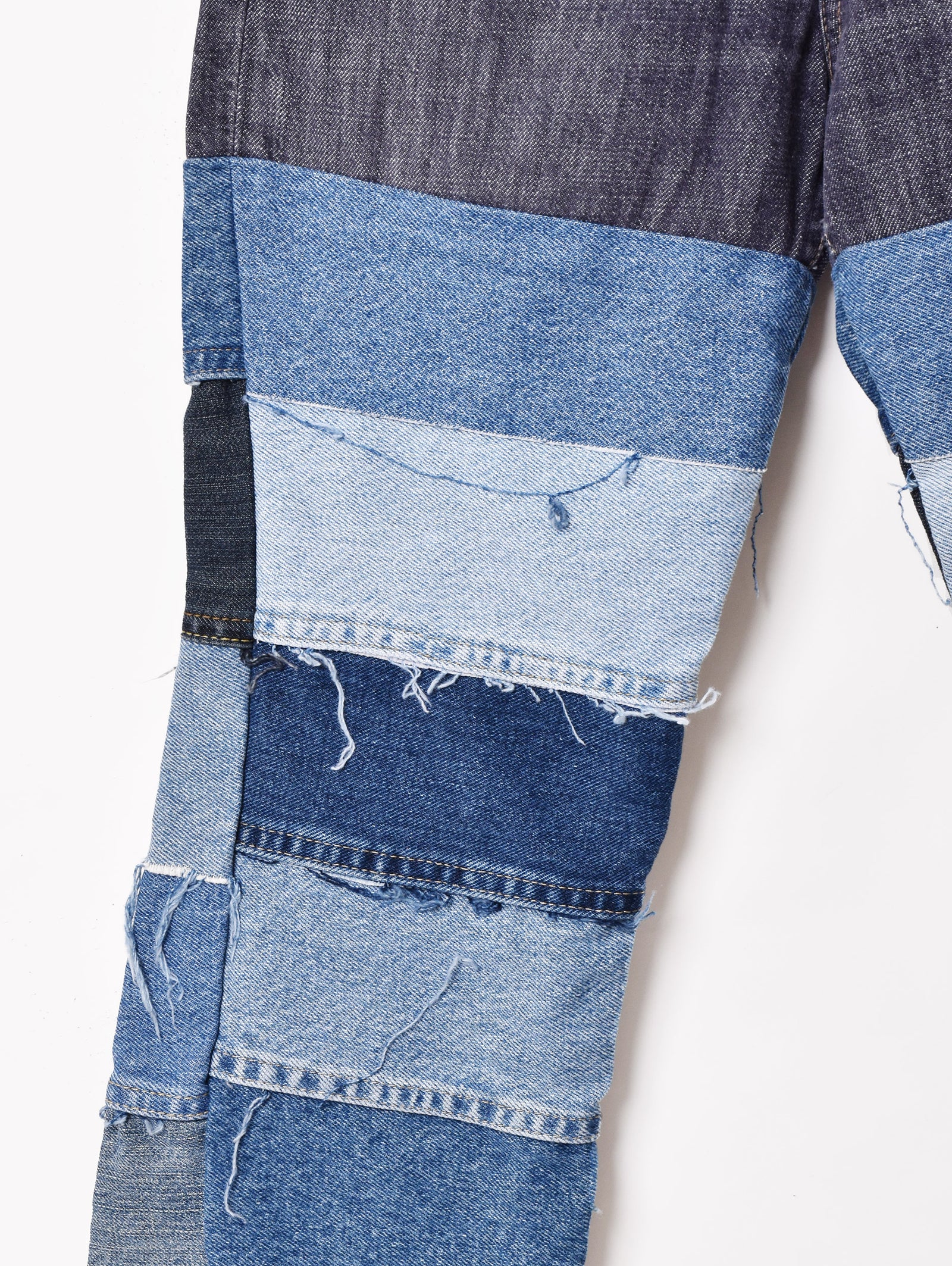 リメイク パッチワーク Levi's デニムパンツ W28 – 古着屋Top of the