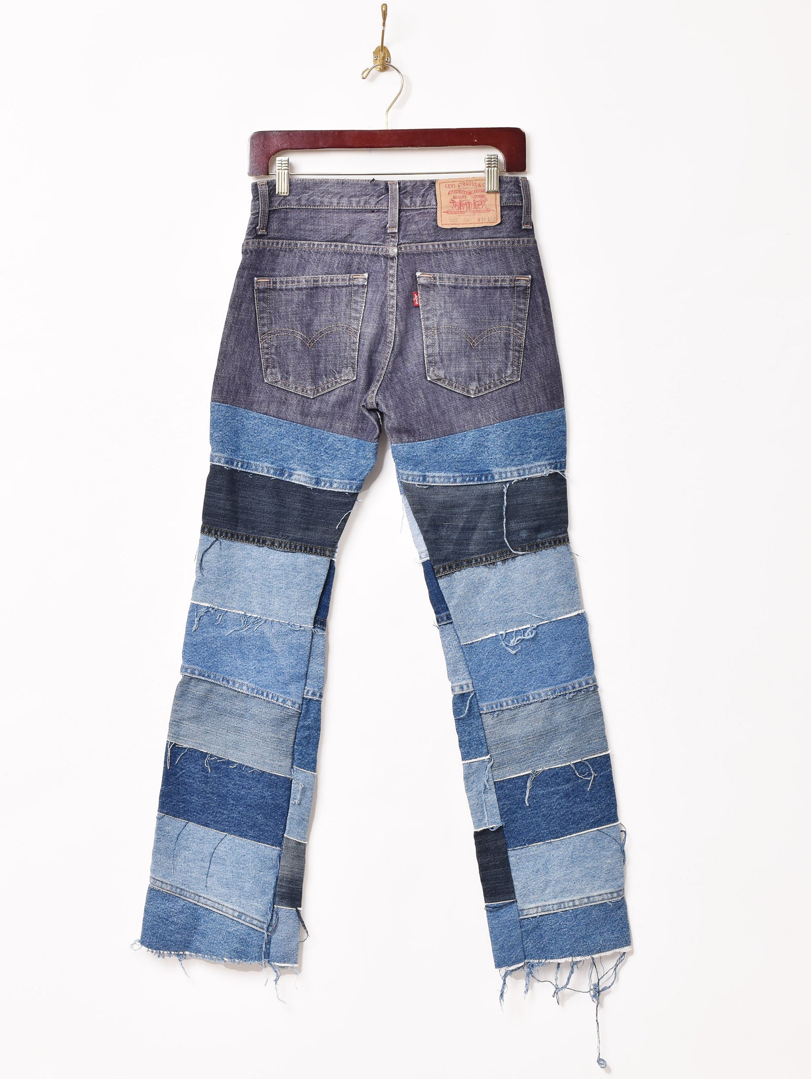 リメイク パッチワーク Levi's デニムパンツ W28 – 古着屋Top of the