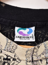 1993’s Made in USA "LIQUID BLUE" Medusa Skull Print T-shirt