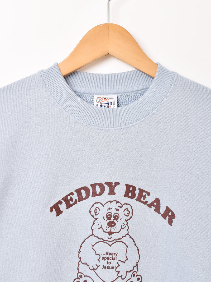 プリントスウェットシャツ「TEDDY BEAR」