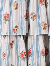 【2色展開】Meridian 花柄 ラッフル キャミソールワンピース