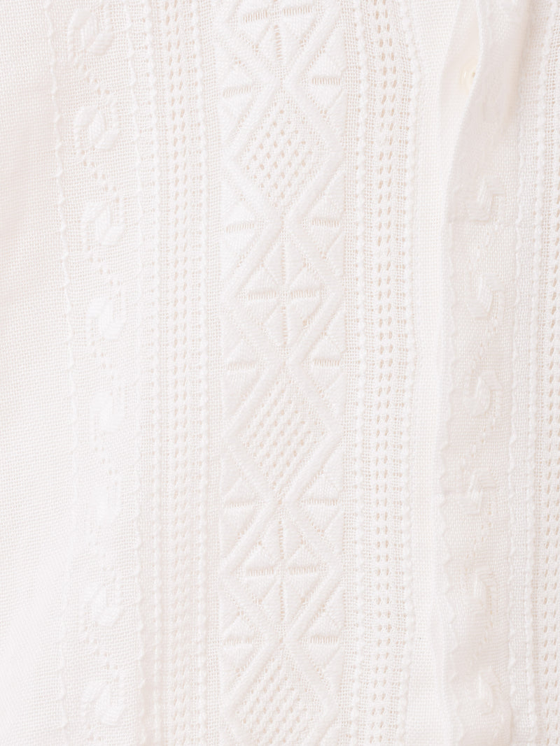 半袖 刺繍 キューバシャツ