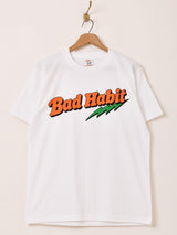 【2色展開】 プリントTシャツ「Bad Habit」
