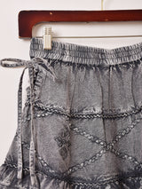 【4色展開】Emerald Motel エスニック レーヨン 刺繍 ミニスカート