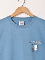 【2色展開】 プリントTシャツ「IT'S A RIP-OFF」