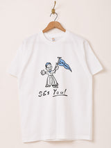 【2色展開】 プリントTシャツ「LOS ANGELES」