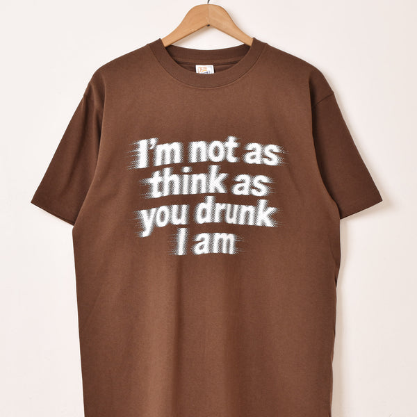 2色展開】 プリントTシャツ「I'm not」 – 古着屋Top of the Hillの