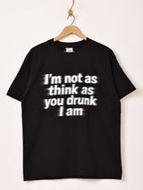 【2色展開】 プリントTシャツ「I'm not」