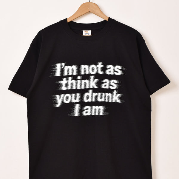 2色展開】 プリントTシャツ「I'm not」 – 古着屋Top of the Hillの