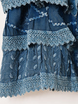 【4色展開】Emerald Motel エスニック レーヨン 刺繍 フリル キャミソール