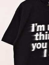 【2色展開】 プリントTシャツ「I'm not」
