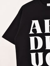 【2色展開】 プリントTシャツ「ABCDEFUCK」