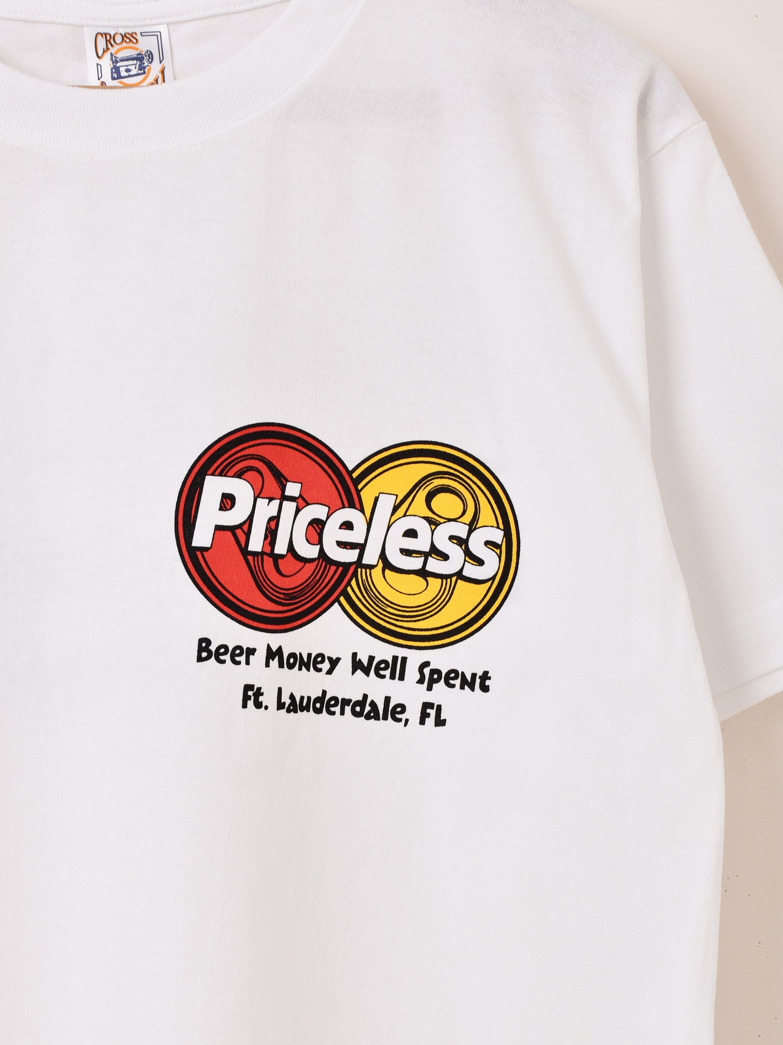 2色展開】 プリントTシャツ「Priceless」 – 古着屋Top of the Hillの 