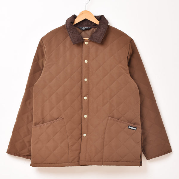 APC アーペーセー キルティングジャケット 裏地チェック コーデュロイ襟 XL A.P.C. アーペーセー メンズ キルティングジャケット ARCADE