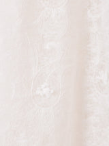 Meridian フラワーカラー 刺繍 長袖ブラウス