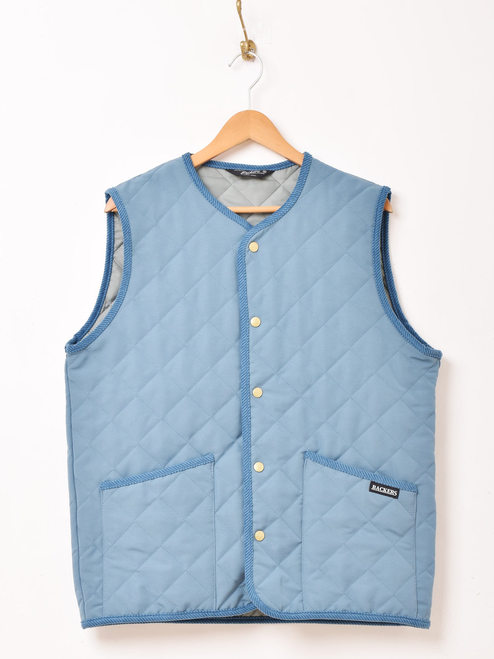 3色展開】Backers キルティングベスト – 古着屋Top of the Hillの