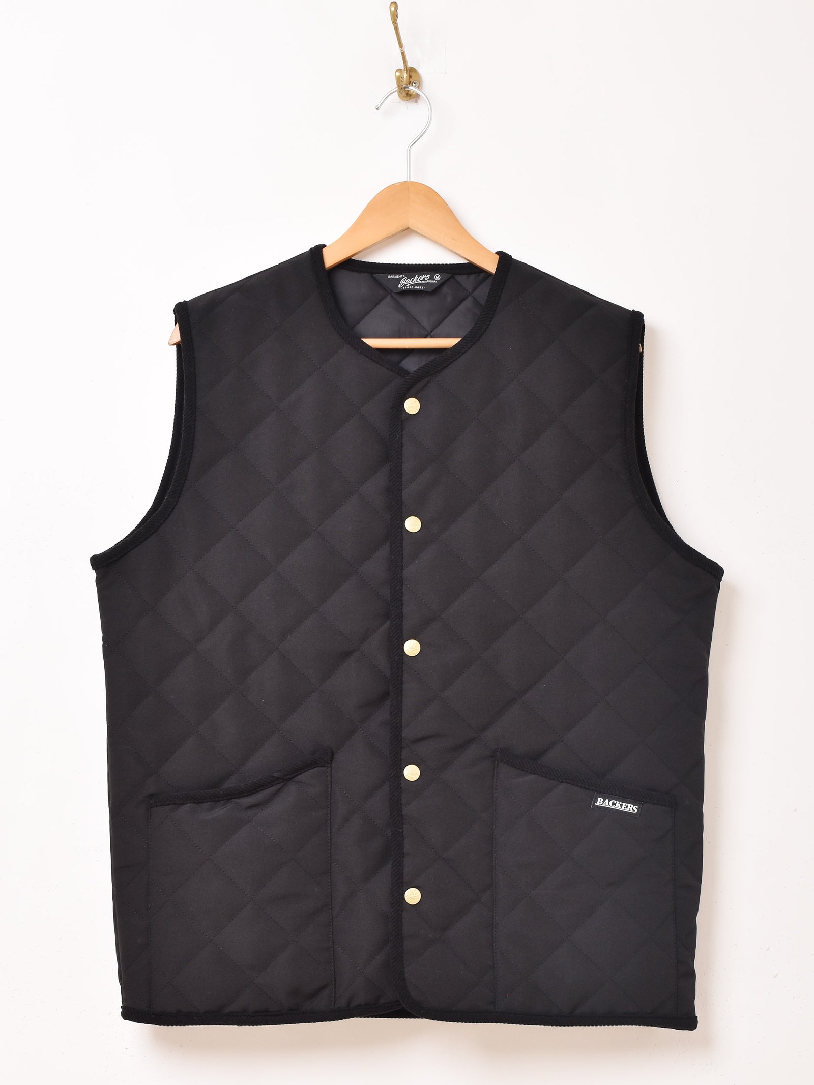 3色展開】Backers キルティングベスト – 古着屋Top of the Hillの