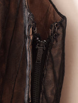 50's〜60's Black Lace Sleeveless Dress