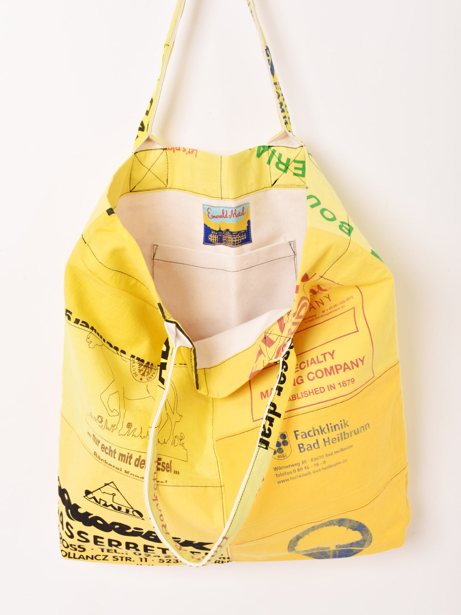 新品◇モンクレール × パームエンジェルス トートバッグ キャンバス レザー黄色 新品◇モンクレール × パームエンジェルス トートバッグ キャンバス