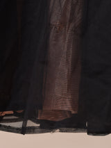 50's〜60's Black Lace Sleeveless Dress