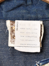 70's Made in USA ”GUNNE SAX" 長袖 デニム プレーリードレス