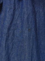 70's Made in USA ”GUNNE SAX" 長袖 デニム プレーリードレス
