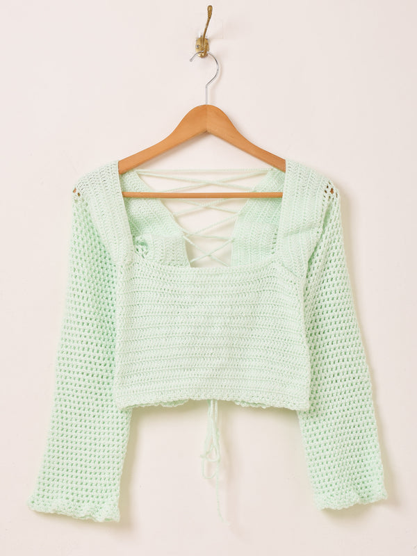 クロシェ 長袖トップス