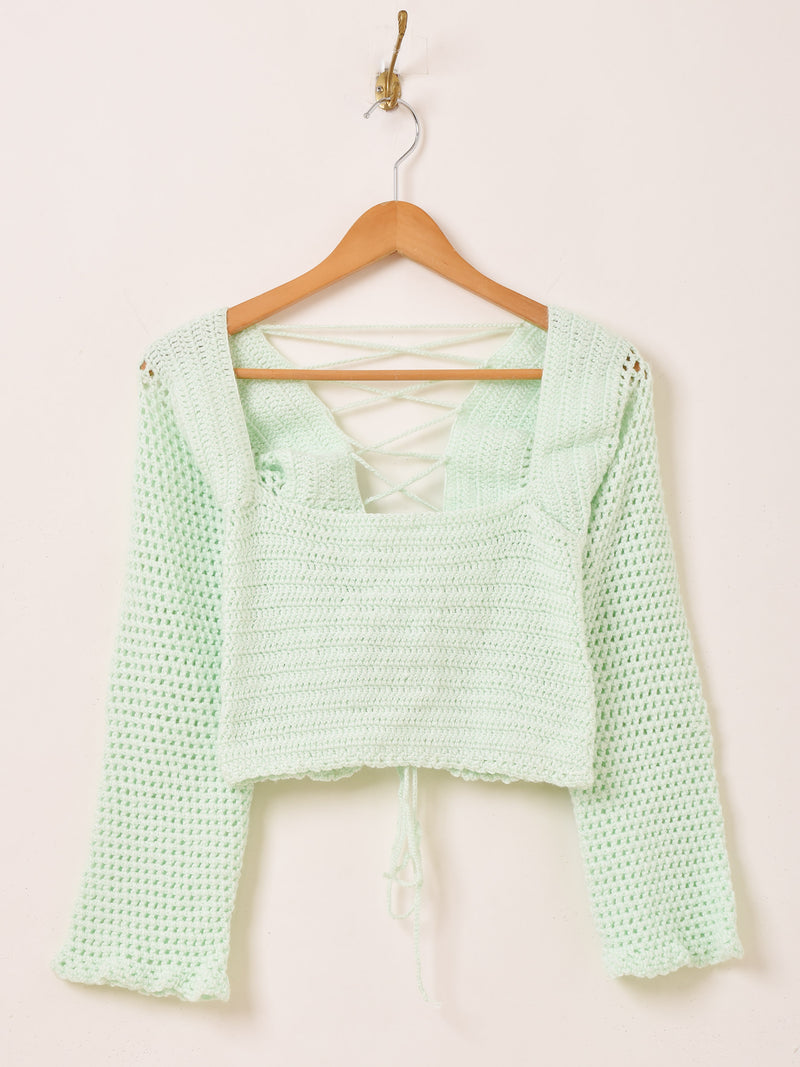 クロシェ 長袖トップス