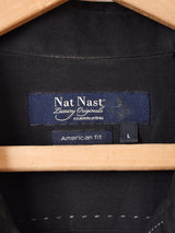 90's "Nat Nast" ラインデザイン 半袖シャツ