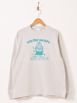 【2色展開】 プリント ロングスリーブTシャツ「Witch」