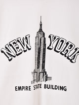 【2色展開】 プリント ロングスリーブTシャツ「NEW YORK」