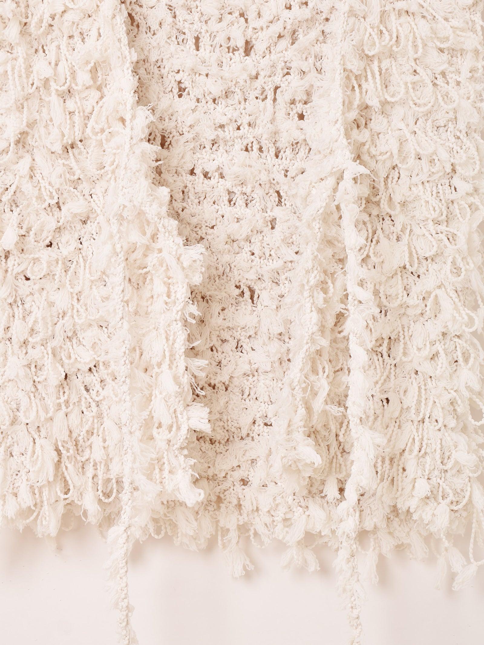 3色展開】Meridian ループヤーン フロントリボン ニットベスト – 古着