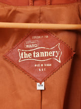 ”MONTGOMERY WARD” the tannery レザーテーラードジャケット