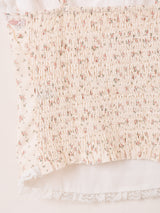 【2色展開】Meridian 小花柄 レース キャミソール