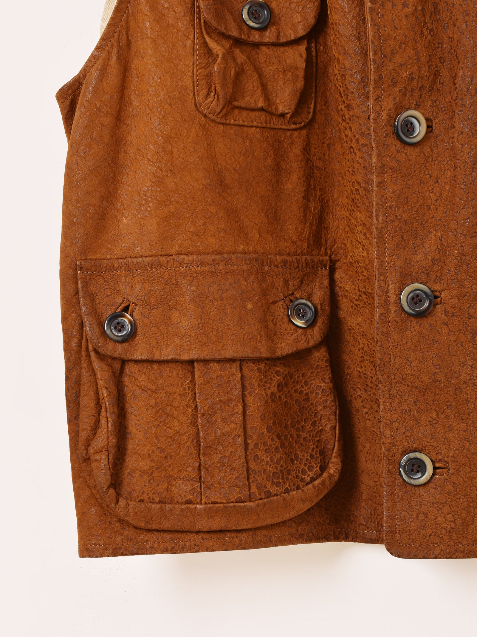 60〜70's レザーハンティングベスト – 古着屋Top of the Hillのネット