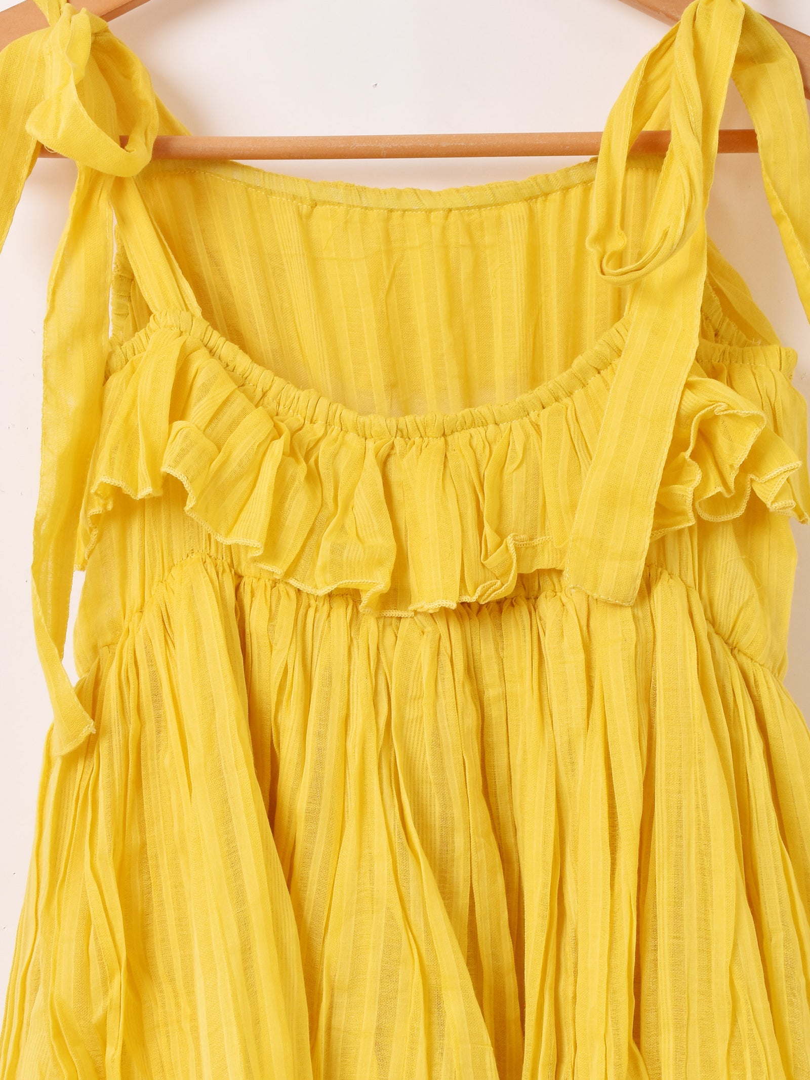 room306contemporary キャミソール ワンピース M イエロー 5色展開】Emerald Motel ラッフル キャミソールワンピース