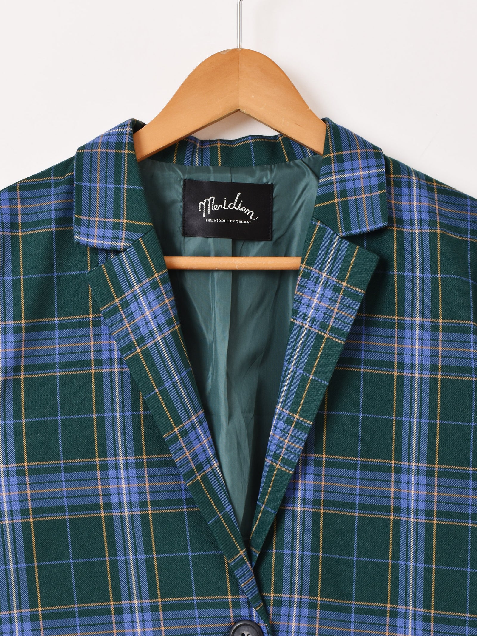 2色展開】Meridian チェック柄 テーラードジャケット – 古着屋Top of